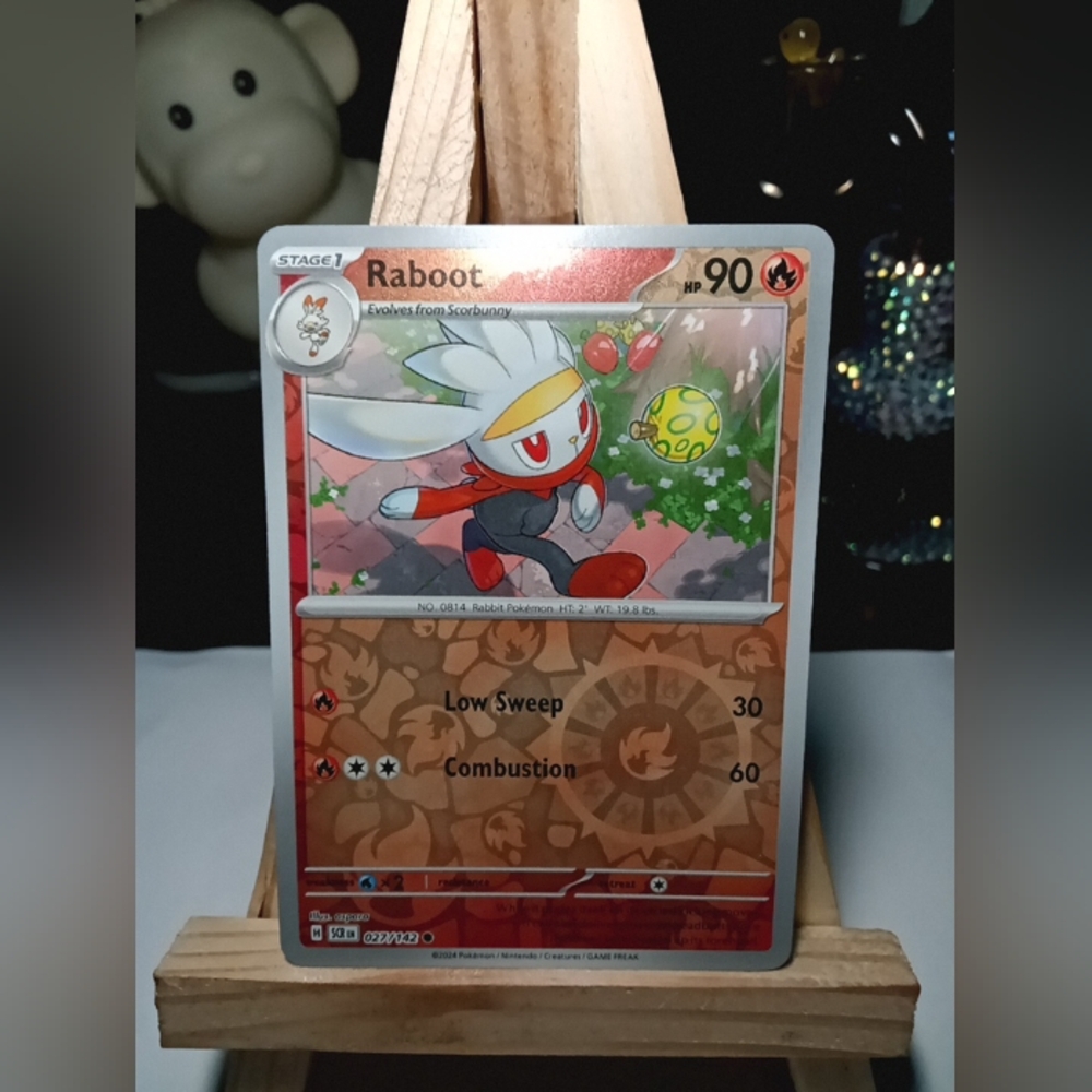 Raboot Reverse Holo 027/142 Pokemon Trading Card